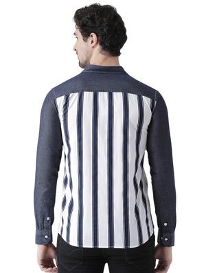 white striped casual shirt - 16496530 - Standard Image - 3
