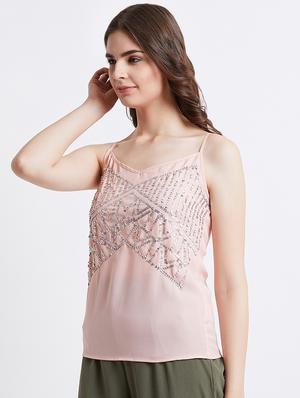 sequin embellished cami top - 16496936 - Standard Image - 3
