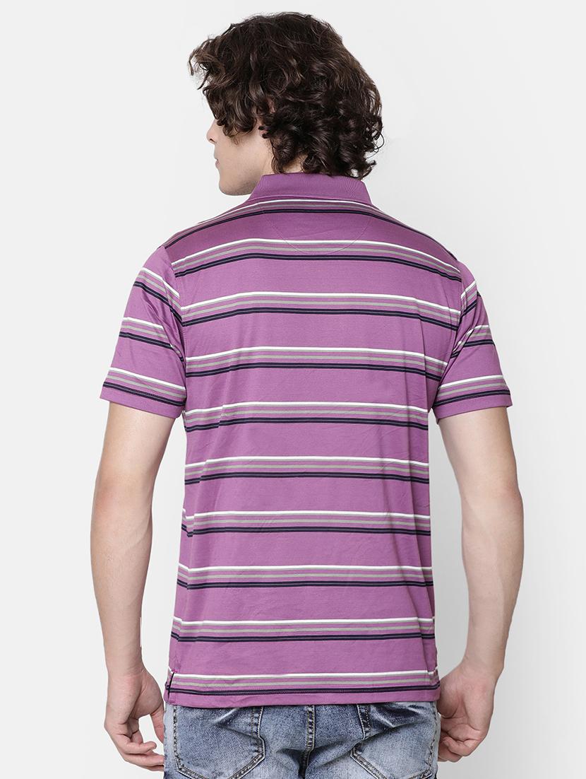purple striped pocket t-shirt - 16497913 - Zoom Image - 3