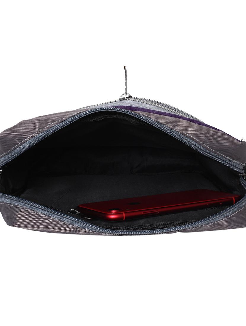 purple polyester regular sling bag - 16498336 - Zoom Image - 3