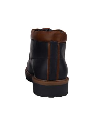 lawman pg3 blue leatherette low ankle boots - 16498639 - Standard Image - 3