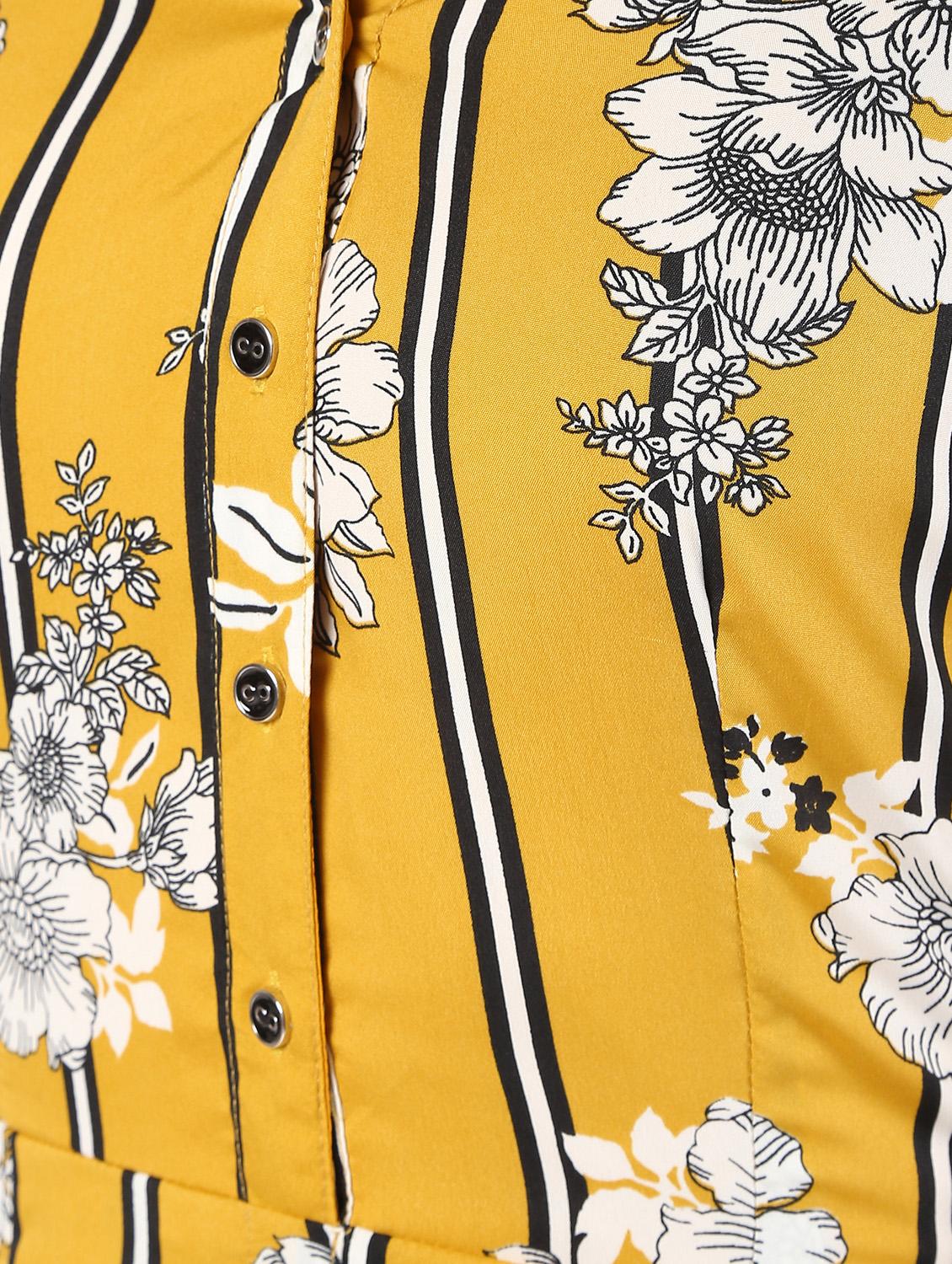 button up floral maxi dress - 16498720 - Zoom Image - 6