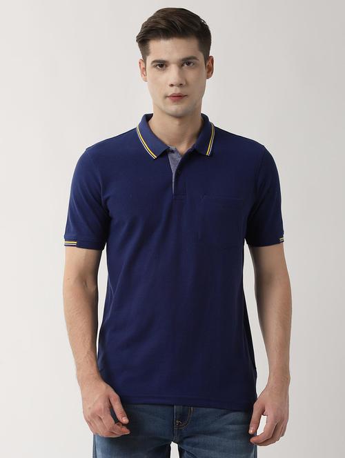 blue solid t-shirt - 16499088 - Very Small Image - 1