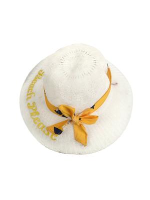 white jute hat - 16499846 - Standard Image - 3