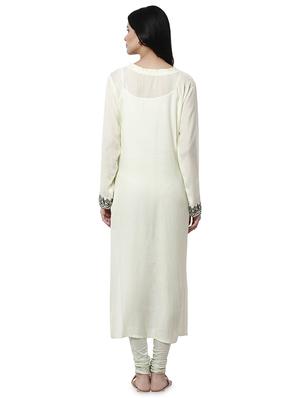 floral printed semi-stitched kurta set - 16499996 - Standard Image - 3