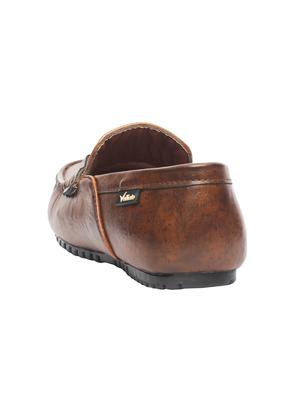 vellinto brown leatherette loafers - 16501090 - Standard Image - 3