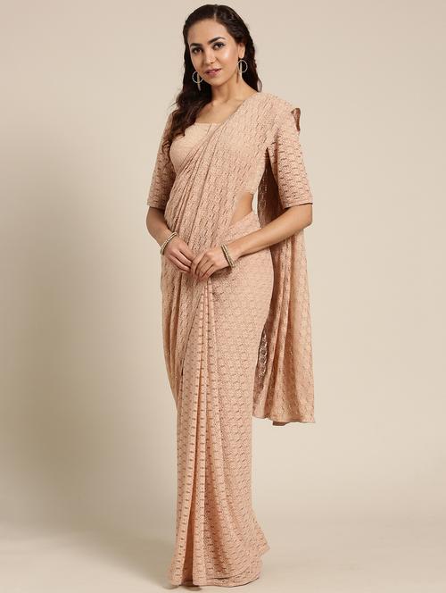 tonal embroidered saree with blouse - 16501295 - Standard Image - 1