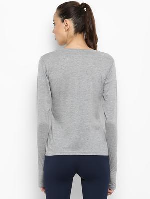 thumb hole sleeved solid tee - 16502703 - Standard Image - 3