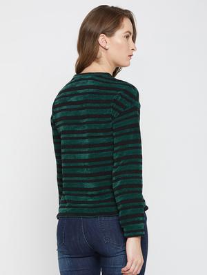 bug embellished striped pullover - 16503306 - Standard Image - 3