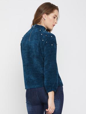 pearl embellished pullover - 16503308 - Standard Image - 3
