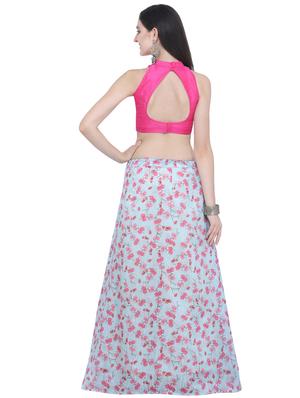 floral flared lehenga - 16503802 - Standard Image - 3