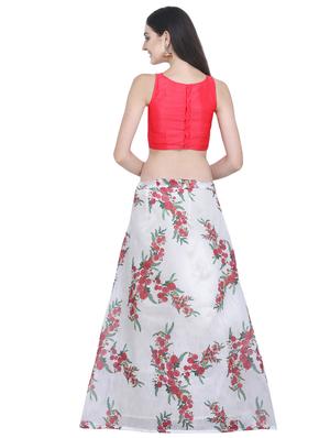 floral flared lehenga - 16503804 - Standard Image - 3