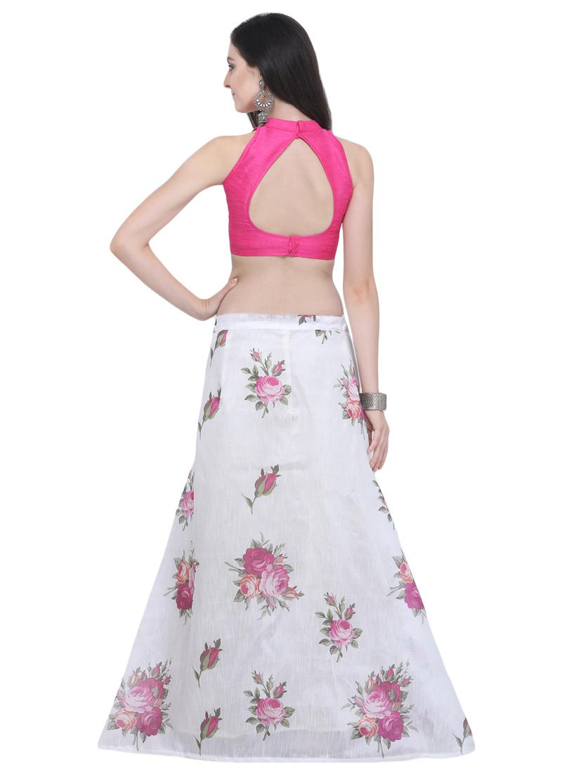 floral flared lehenga - 16503807 - Zoom Image - 3