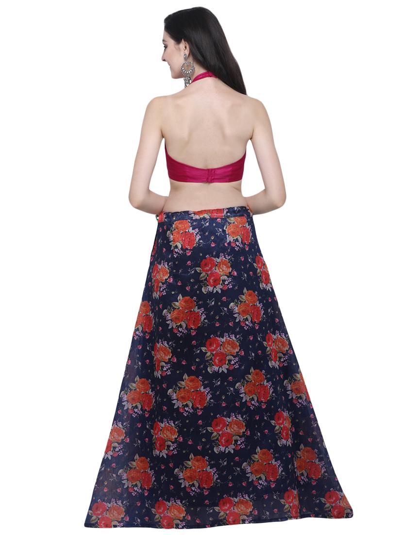 floral flared lehenga - 16503824 - Zoom Image - 3