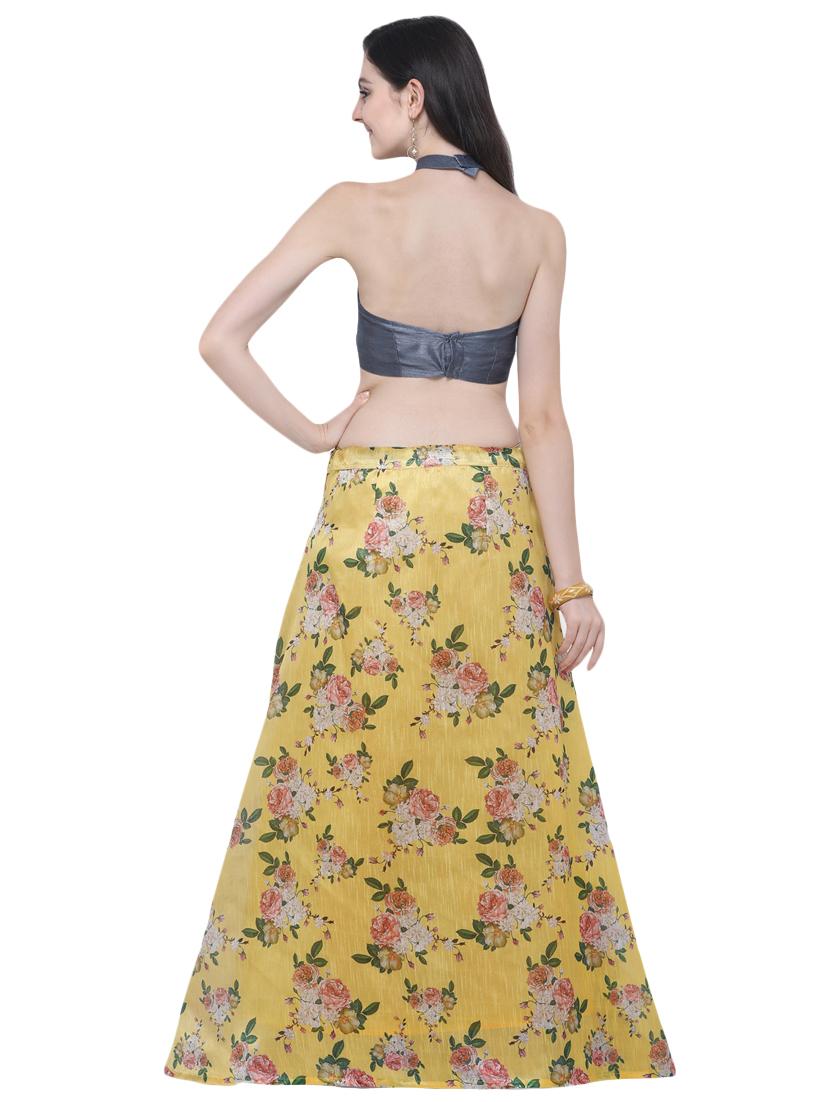 floral flared lehenga - 16503830 - Zoom Image - 3