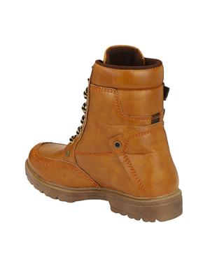 big fox tan leatherette high ankle boots - 16505499 - Standard Image - 3