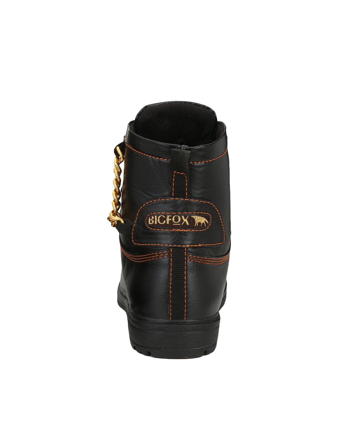 big fox black leatherette high ankle boots - 16505501 - Zoom Image - 3