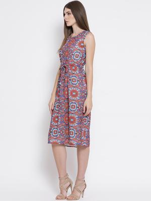 draw string side slit a-line dress - 16506751 - Standard Image - 3