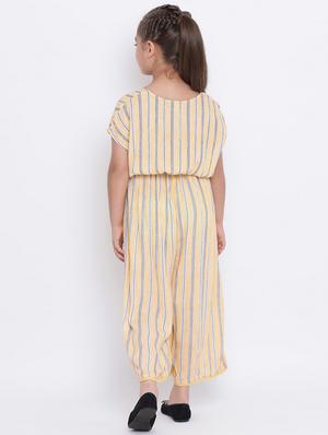 yellow viscose playsuit - 16507037 - Standard Image - 3