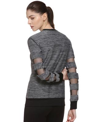 contrast mesh detail jacket - 16507499 - Standard Image - 3