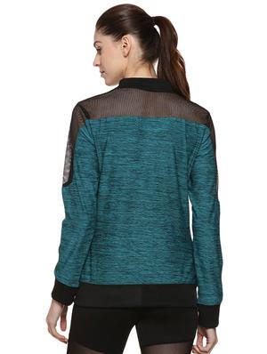 contrast mesh detail jacket - 16507500 - Standard Image - 3