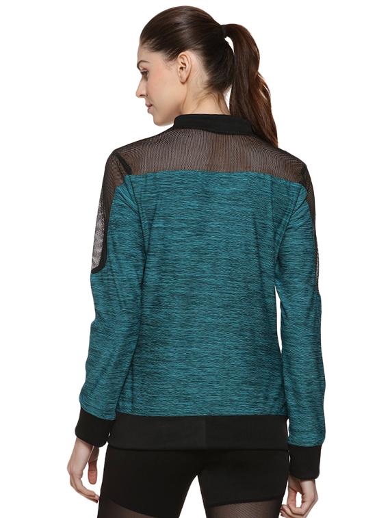 contrast mesh detail jacket - 16507500 - Zoom Image - 3