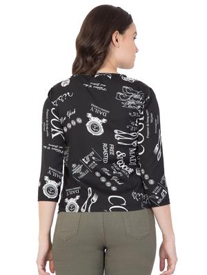 round neck quirky top - 16509088 - Standard Image - 3