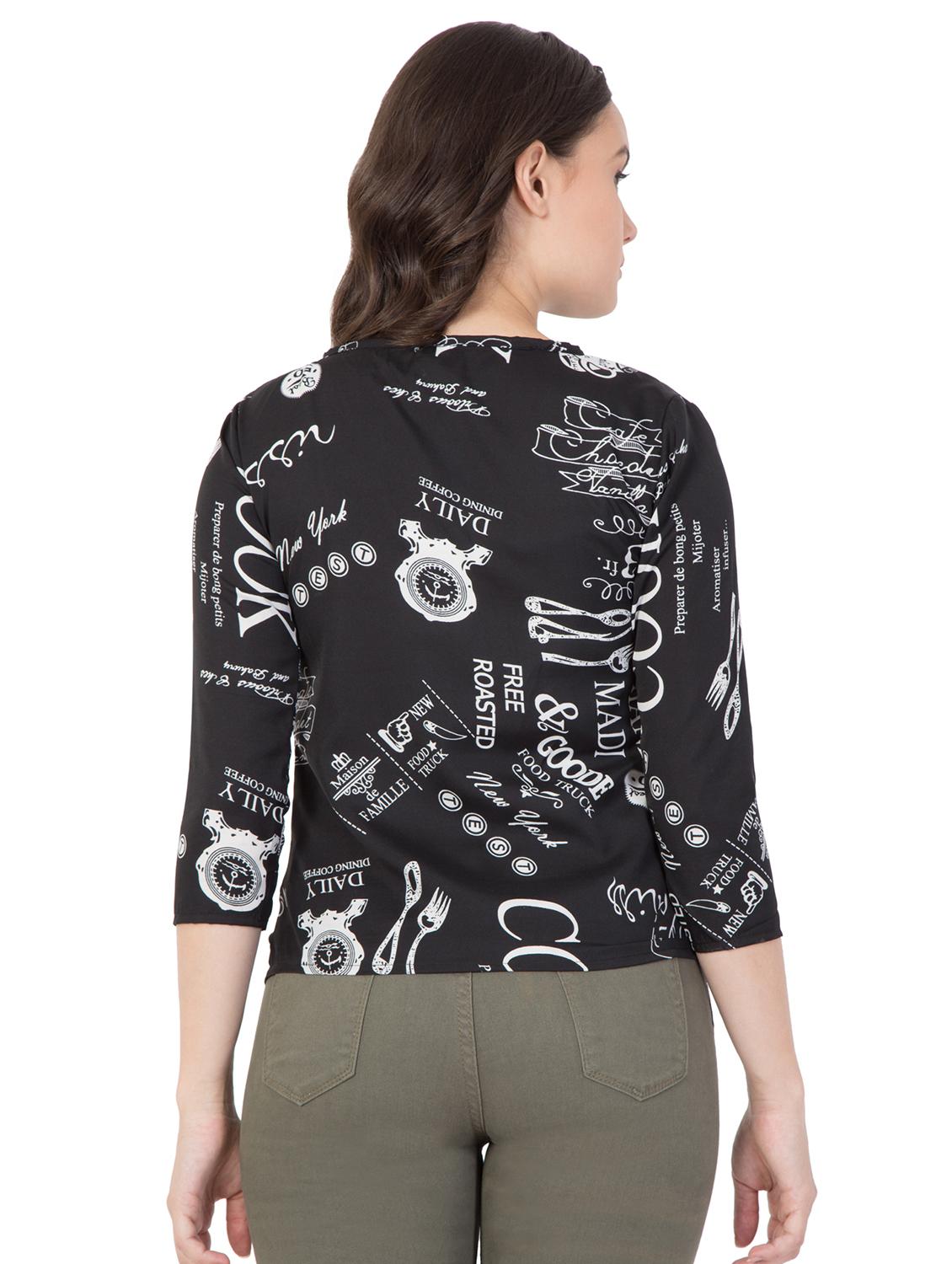 round neck quirky top - 16509088 - Zoom Image - 3