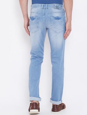 blue light washed jeans - 16509320 - Standard Image - 3