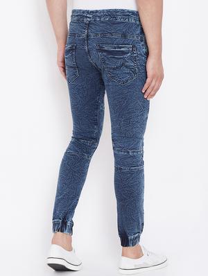 blue denim washed joggers - 16509321 - Standard Image - 3