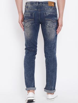 blue heavy washed denim jeans - 16509335 - Standard Image - 3