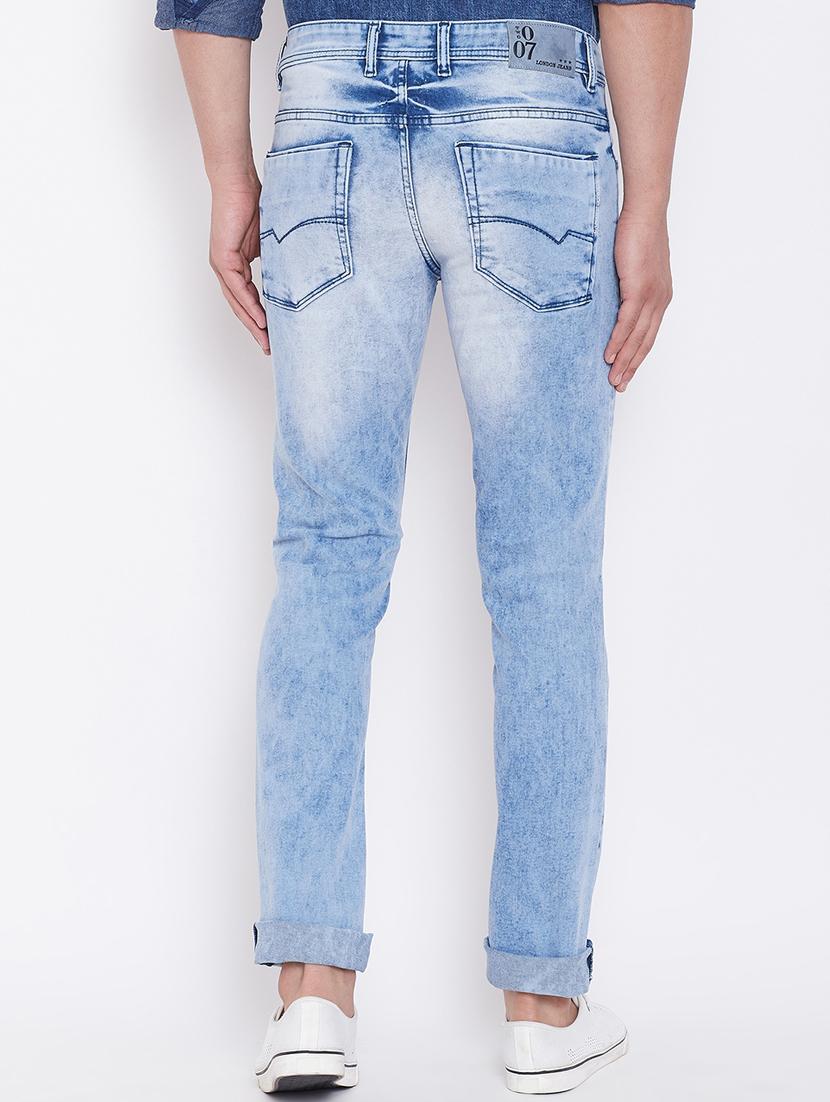 blue stone washed jeans - 16509338 - Zoom Image - 3