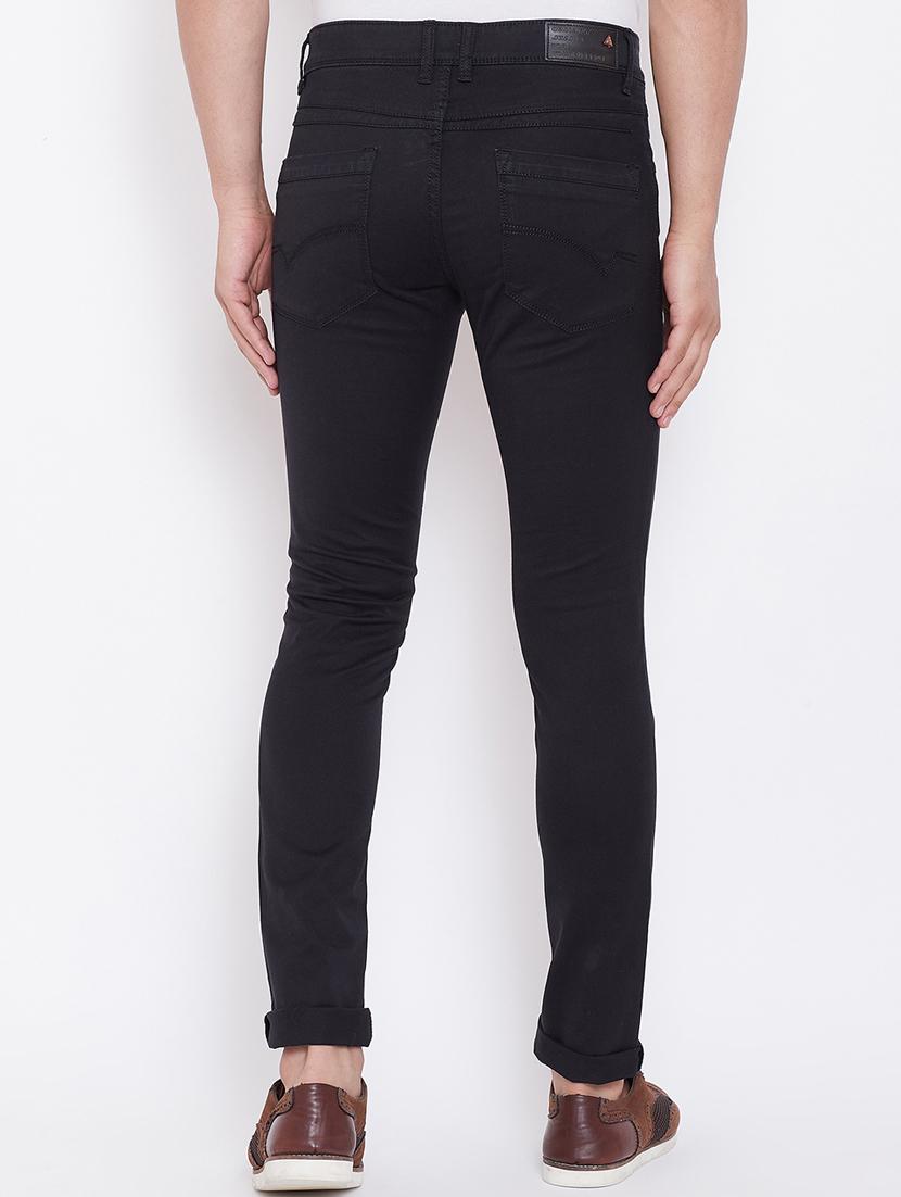 black solid plain jeans - 16509346 - Zoom Image - 3