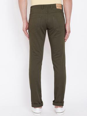 green solid chinos - 16509370 - Standard Image - 3