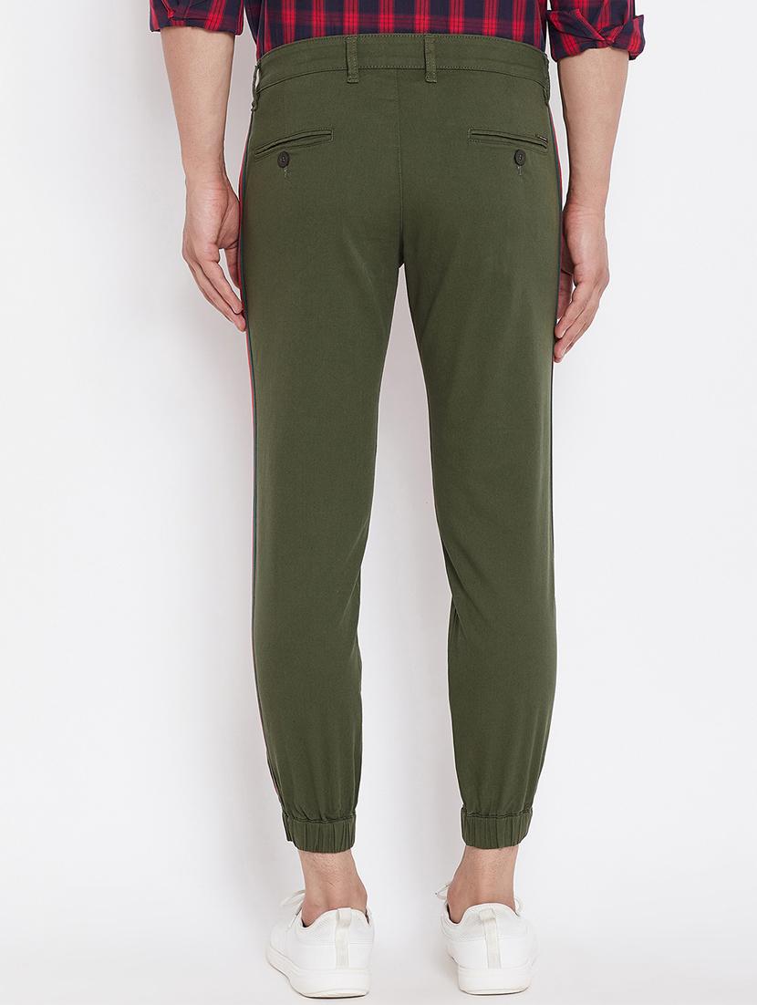 green side taped joggers - 16509378 - Zoom Image - 3