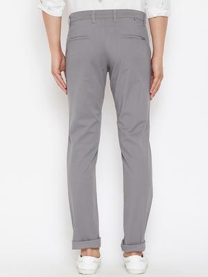 grey solid chinos - 16509382 - Standard Image - 3
