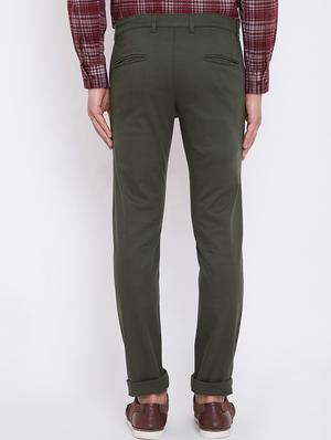 green solid chinos - 16509402 - Standard Image - 3