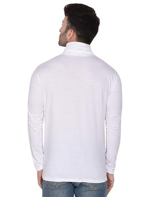 white solid t-shirt - 16510605 - Standard Image - 3