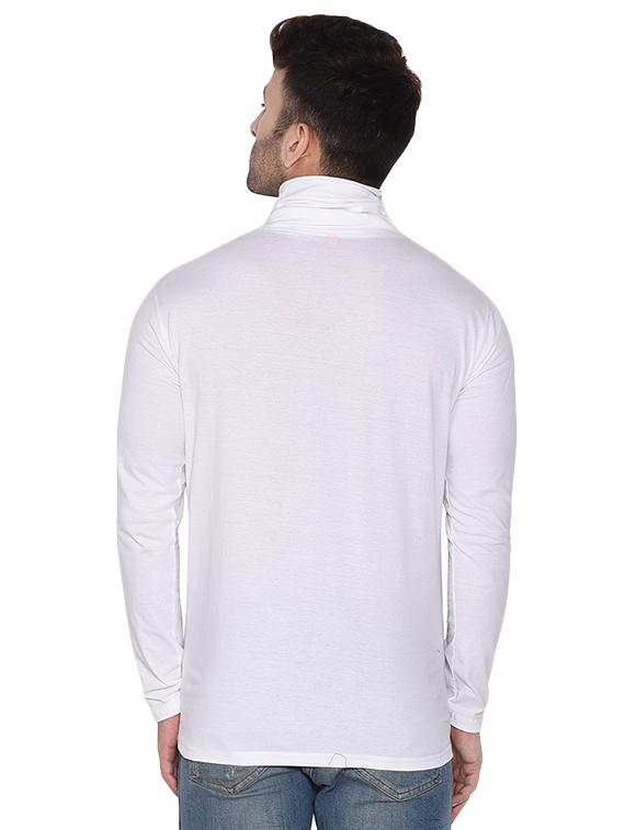 white solid t-shirt - 16510605 - Zoom Image - 3
