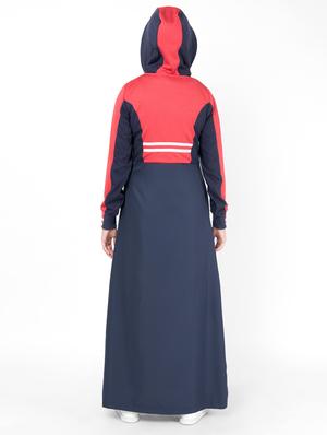 solid a-line cloaks & abaya - 16510653 - Standard Image - 3
