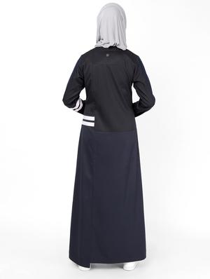 solid a-line cloaks & abaya - 16510657 - Standard Image - 3