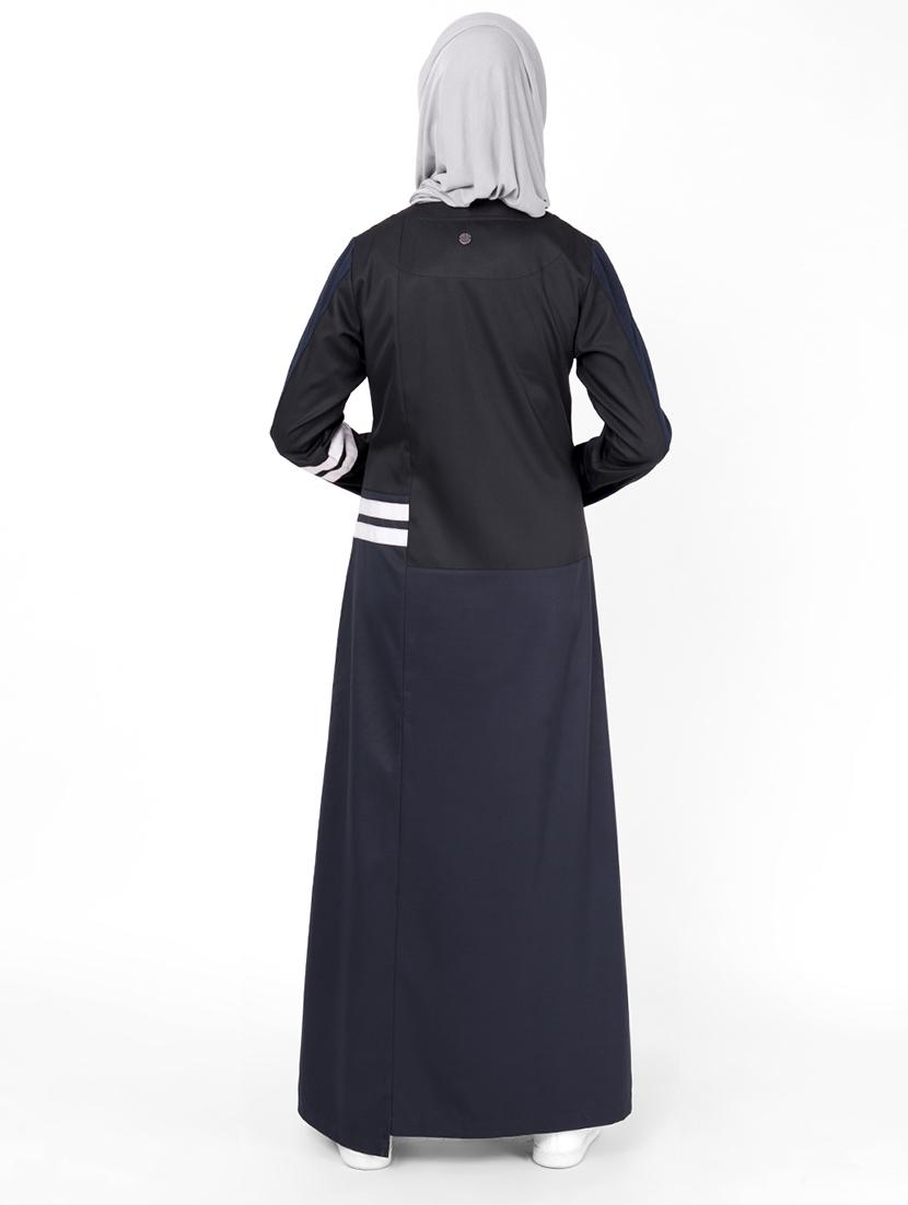 solid a-line cloaks & abaya - 16510657 - Zoom Image - 3