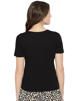 crew neck quirky text tee - 16510825 - Standard Image - 3