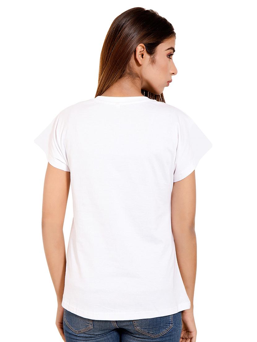 drop shoulder quirky print tee - 16510969 - Zoom Image - 3