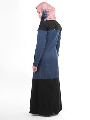 solid a-line cloaks & abaya - 16511514 - Standard Image - 3