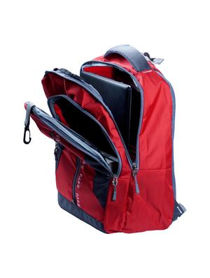 red & grey polyester backpack - 16512794 - Standard Image - 3