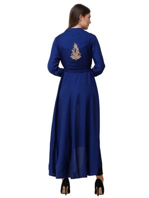 tie front solid shrug - 16512833 - Standard Image - 3