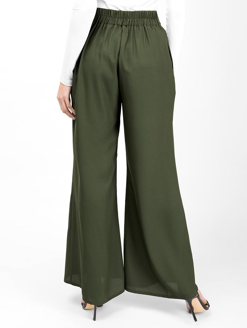 high rise pleated palazzo - 16512865 - Zoom Image - 3