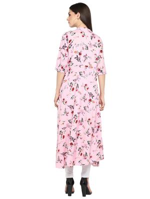 floral a-line ethnic dress - 16513443 - Standard Image - 3