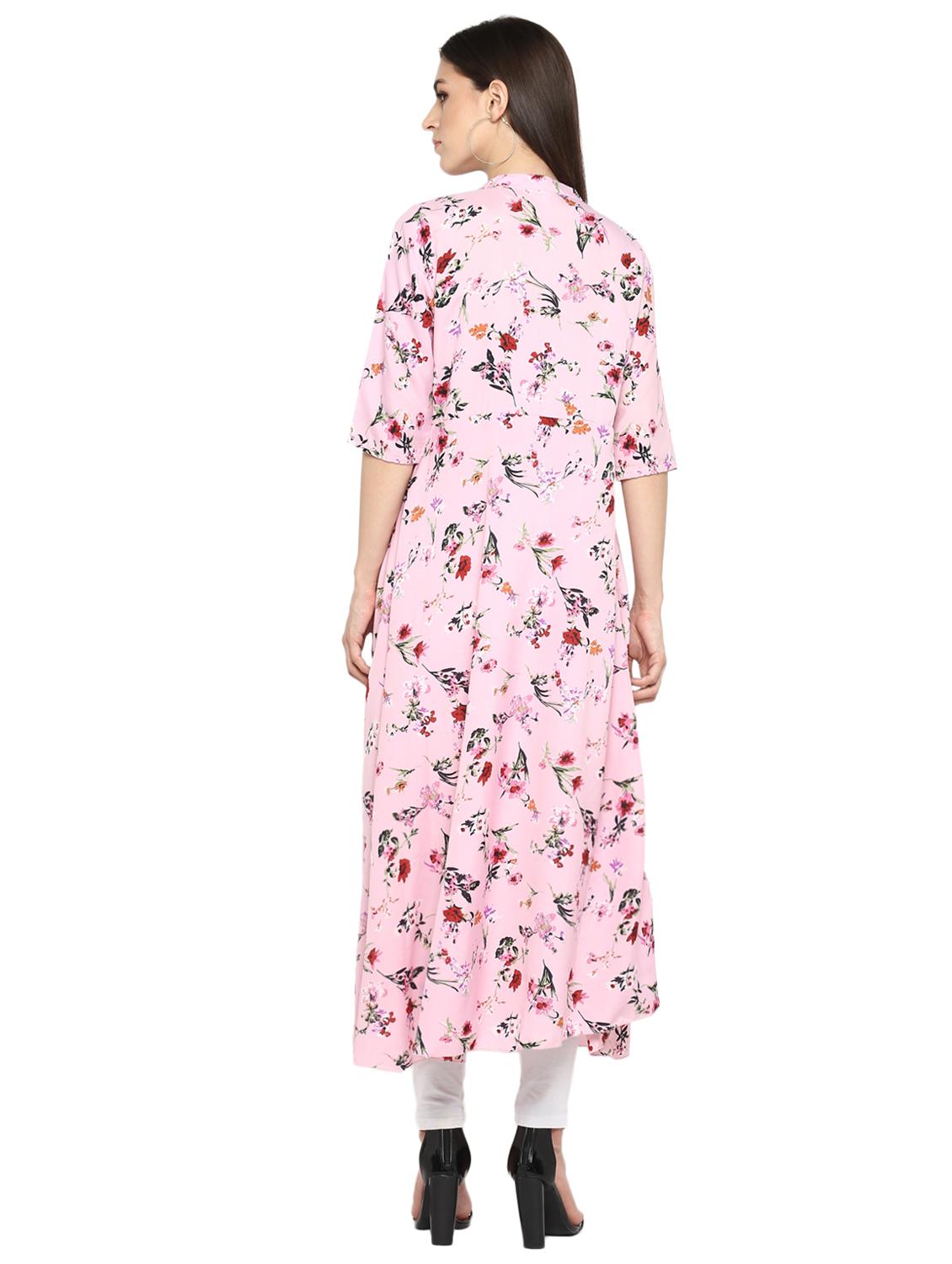 floral a-line ethnic dress - 16513443 - Zoom Image - 3